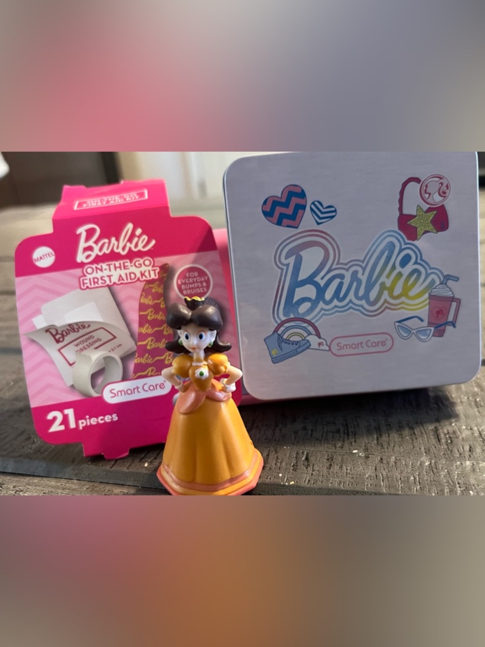 BARBIE TIN With First Aid Kit along with figurine